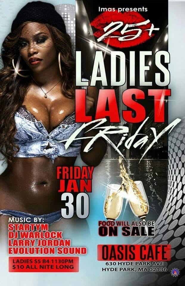 25+ LADIES LAST FRIDAY flyer