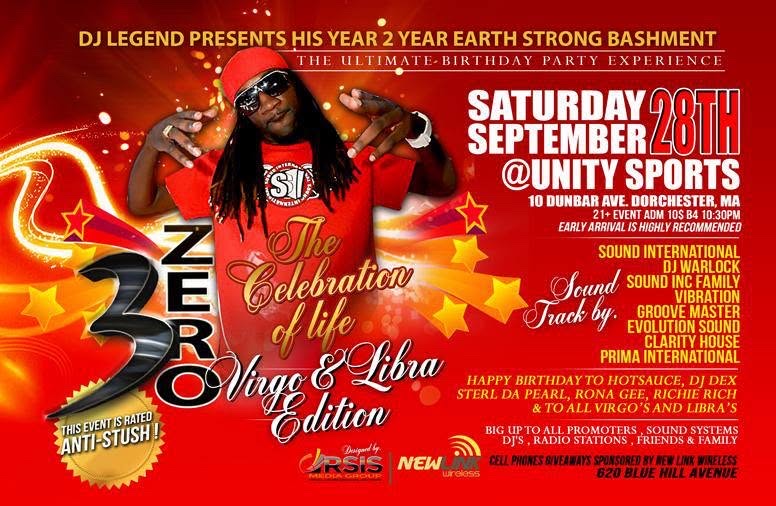 3 ZERO — THE CELEBRATION OF LIFE, VIRGO & LIBRA EDITION flyer, back