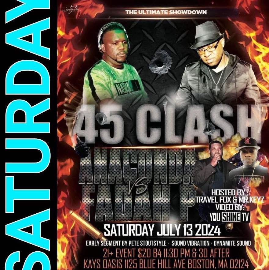 45 CLASH — ANACONDA VS FADAH P flyer
