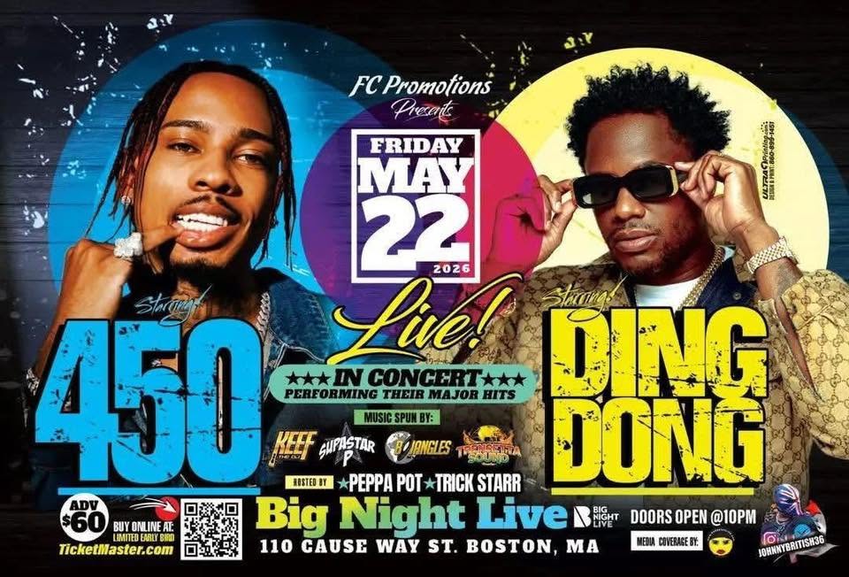 450 & DING DONG — LIVE IN CONCERT flyer