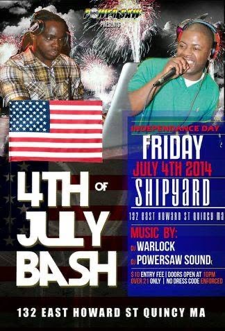4TH OF JULY BASH — INDEPENDENCE DAY flyer
