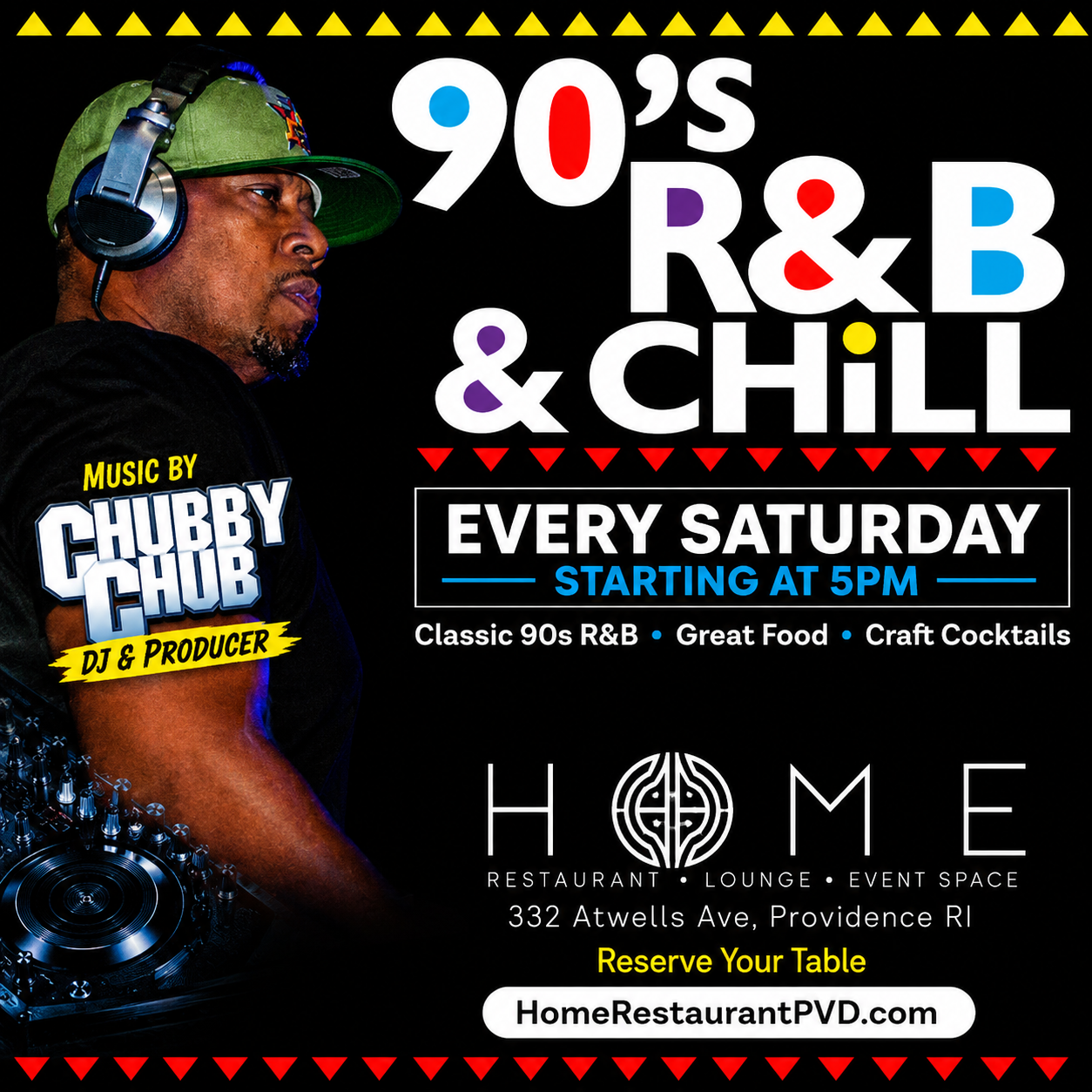 90'S R&B & CHILL flyer