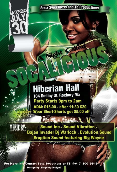 A NIGHT CALLED SOCALICIOUS flyer