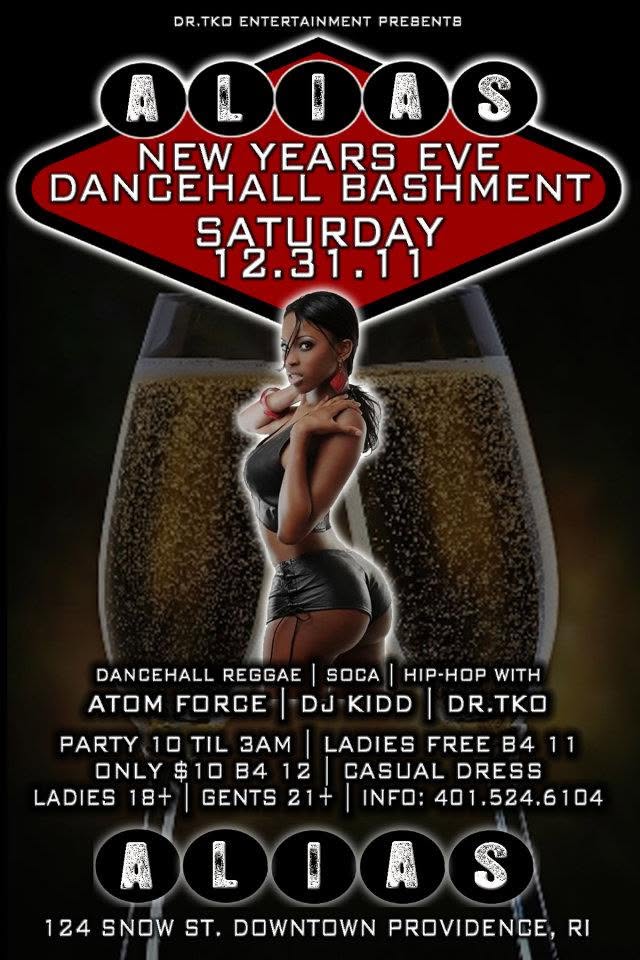 ALIAS NEW YEAR'S EVE DANCEHALL BASHMENT flyer
