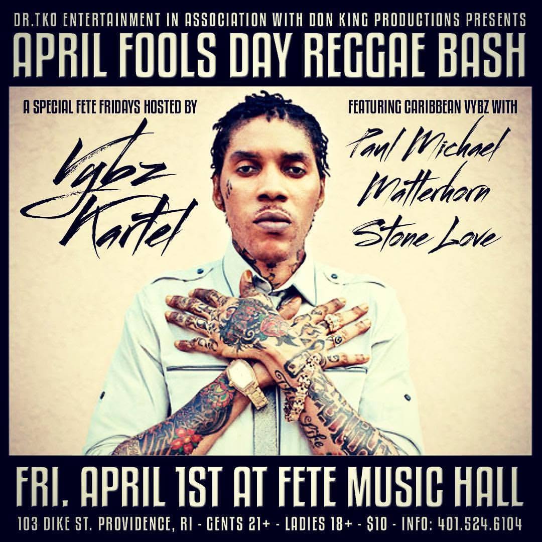 APRIL FOOLS DAY REGGAE BASH flyer