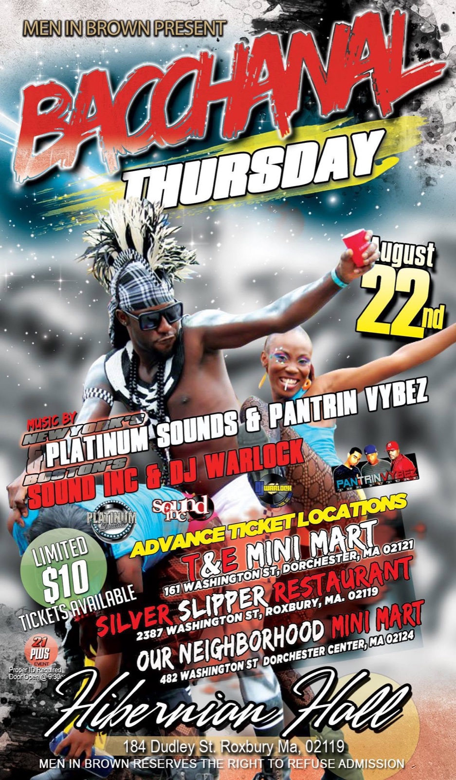 BACCHANAL THURSDAY flyer