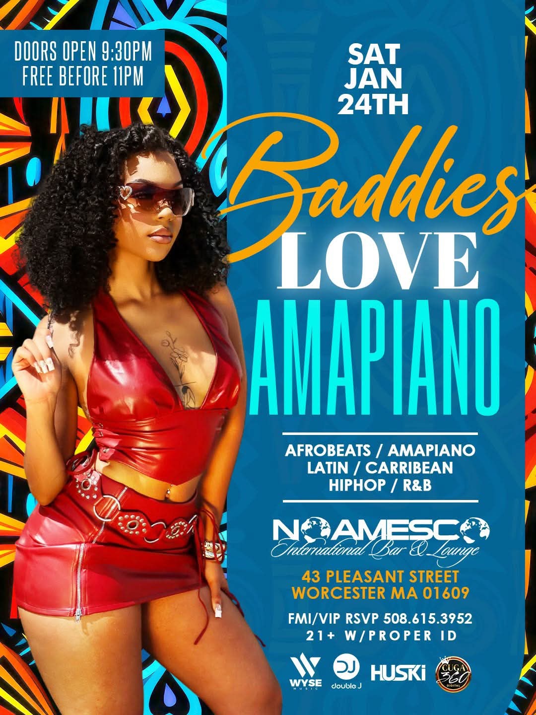 BADDIES LOVE AMAPIANO flyer