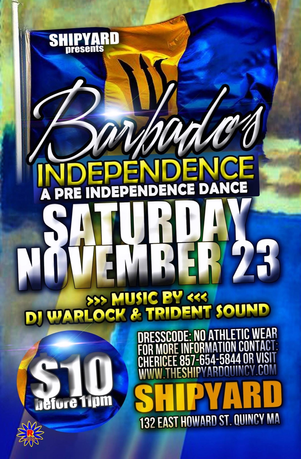 BARBADOS INDEPENDENCE — A PRE INDEPENDENCE DANCE flyer