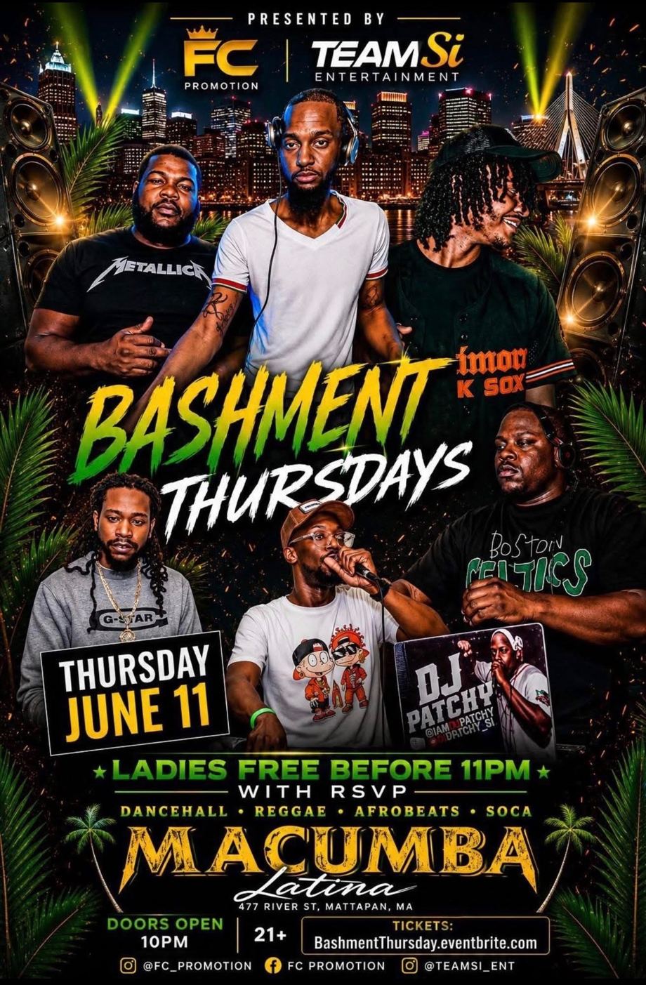 BASHMENT THURSDAYS flyer