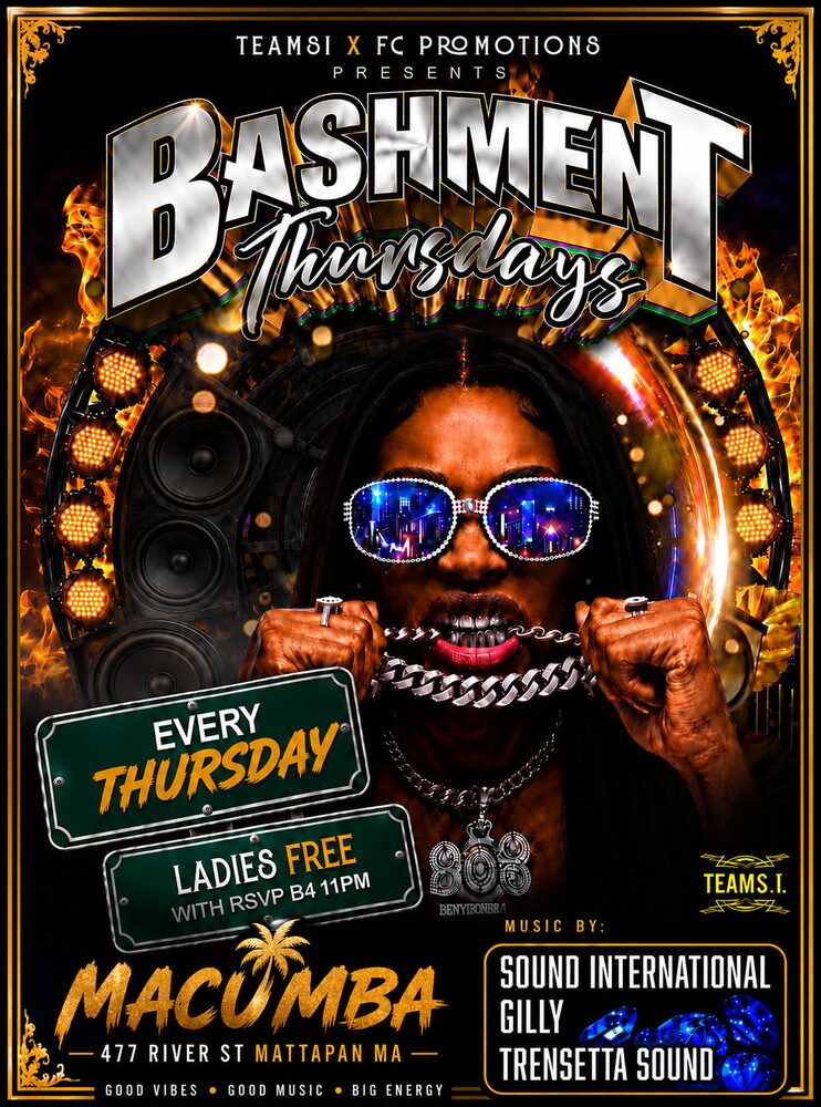 BASHMENT THURSDAYS flyer