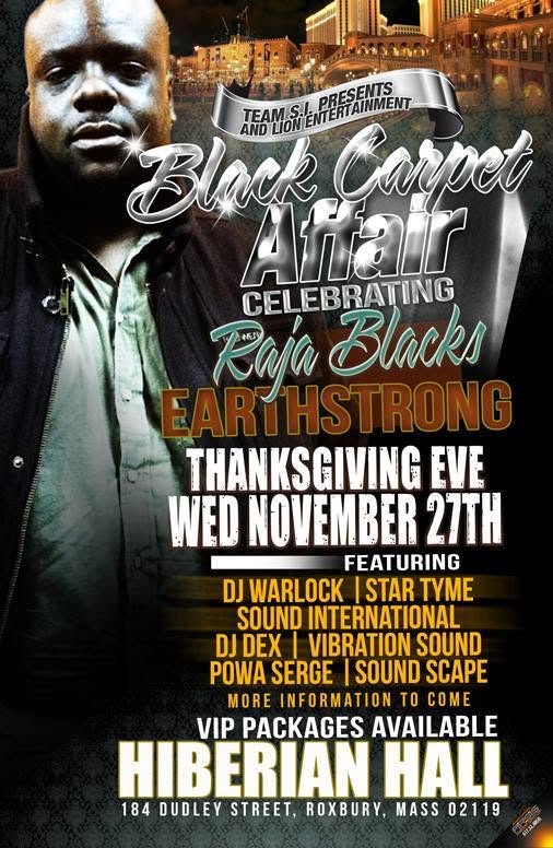 BLACK CARPET AFFAIR — RAJA BLACKS & TRINA BIRTHDAY EDITION flyer