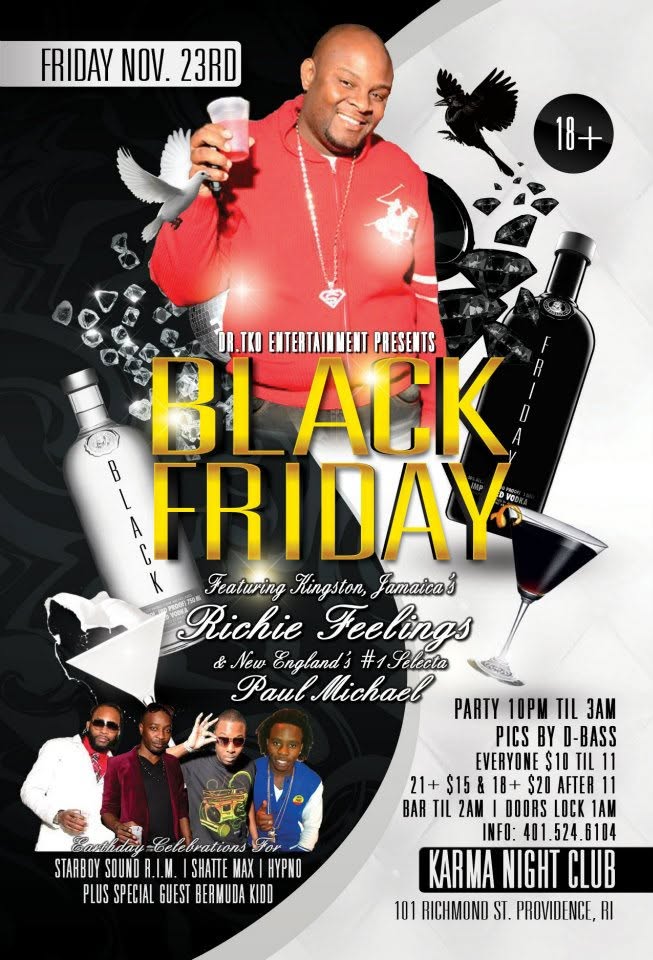 BLACK FRIDAY flyer
