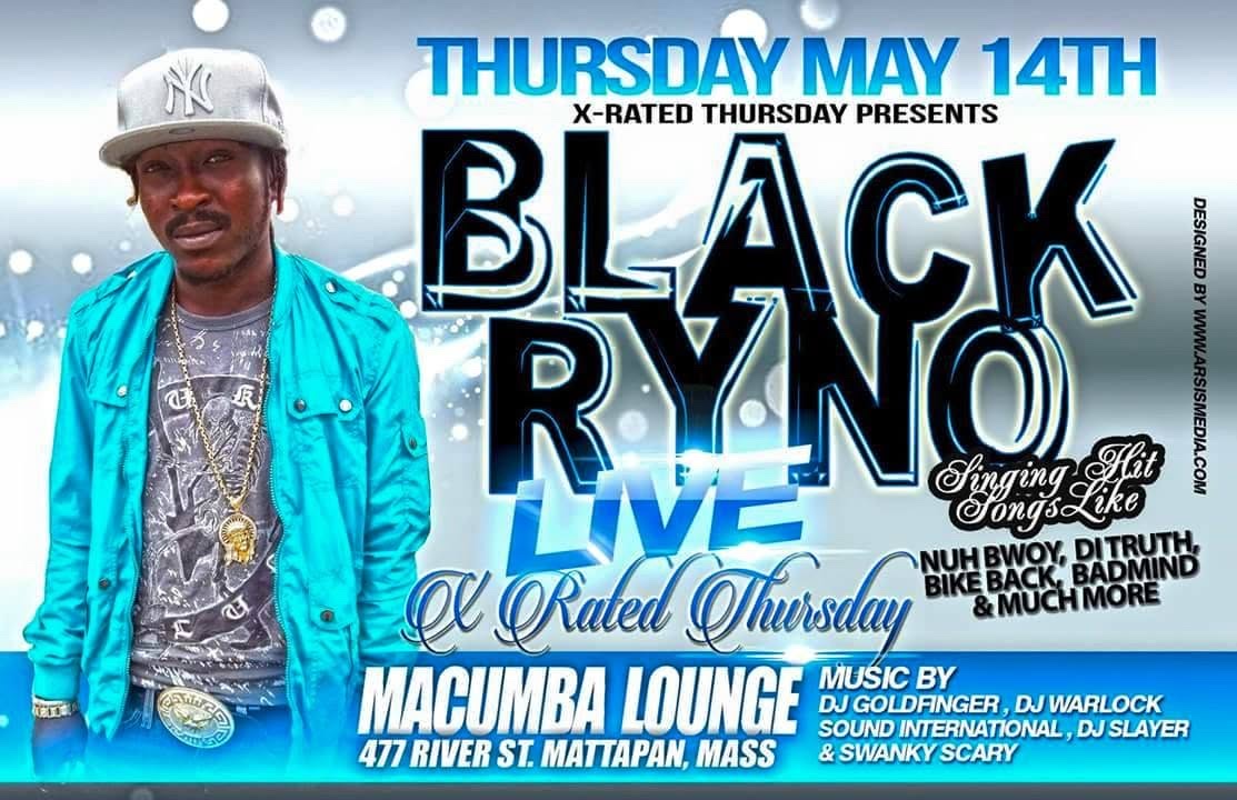 BLACK RYNO LIVE flyer