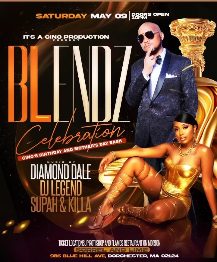 BLENDZ CELEBRATION — CINO'S BIRTHDAY & MOTHER'S DAY BASH flyer