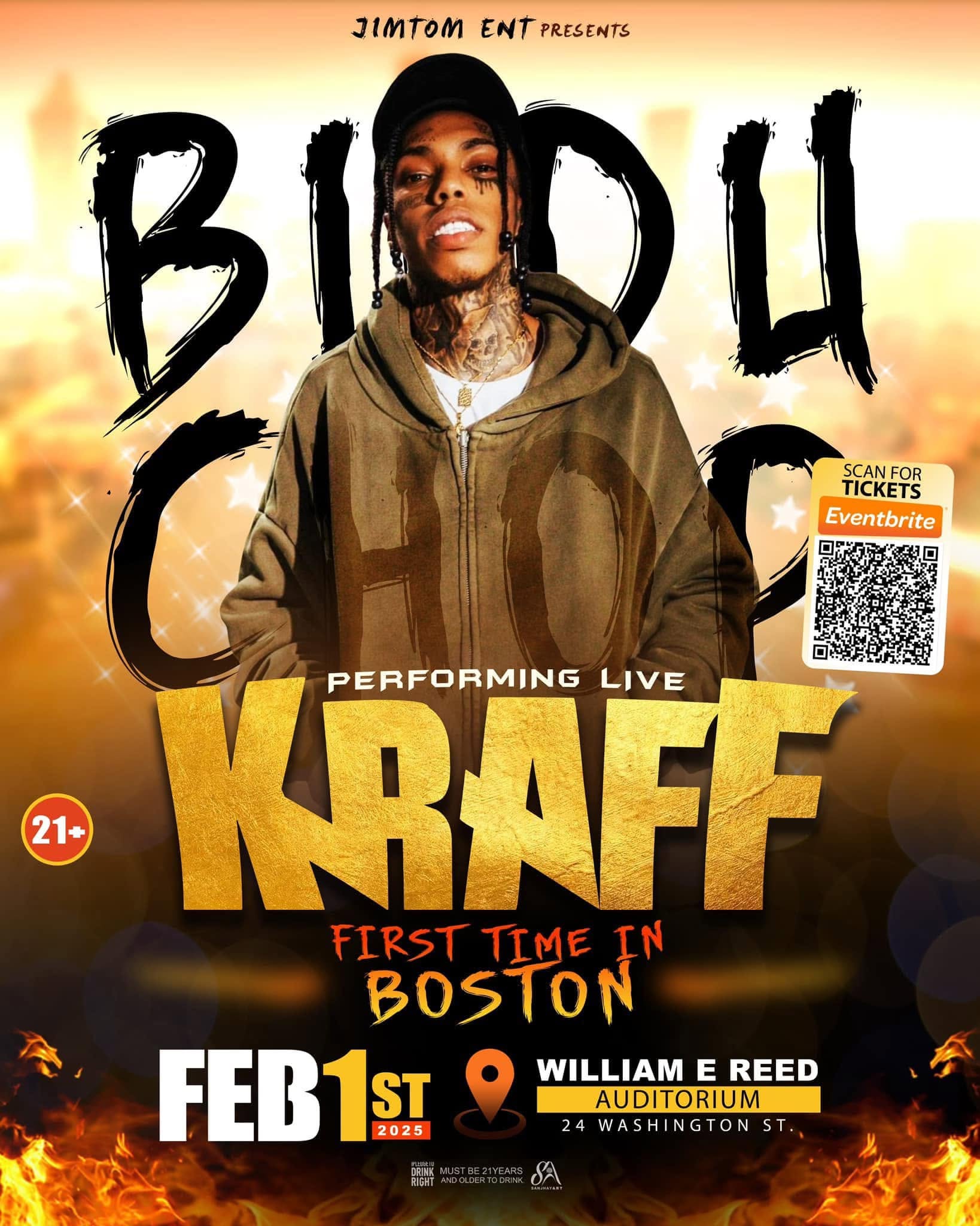 BLOODHOUND KRAFF — PERFORMING LIVE flyer