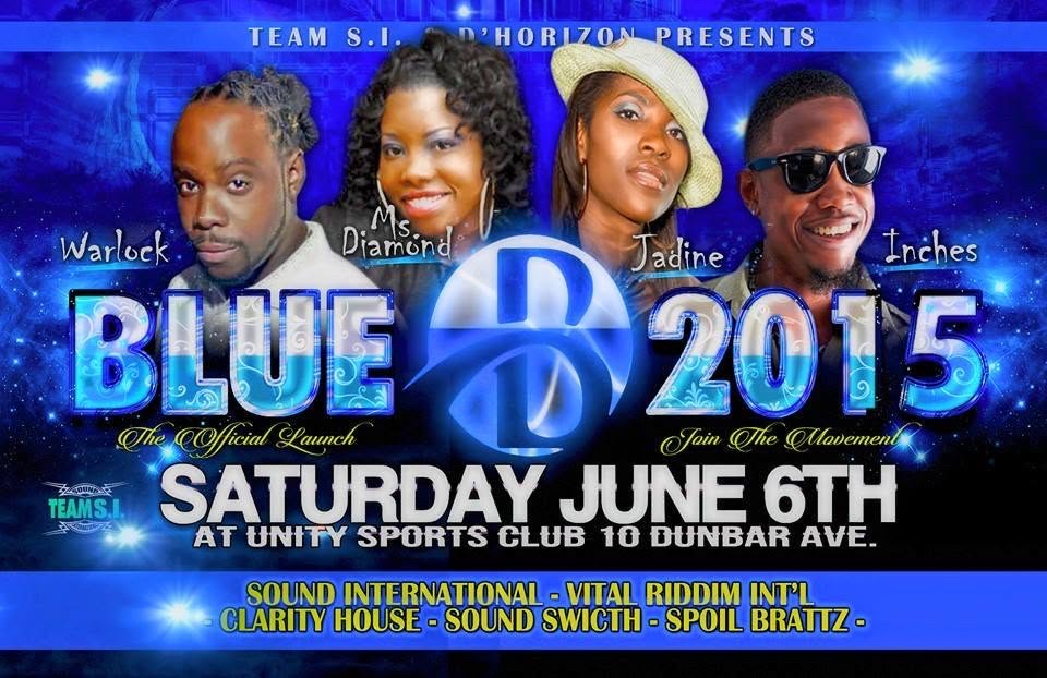 BLUE B 2015 — THE OFFICIAL LAUNCH flyer