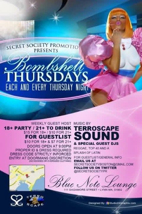 BOMBSHELL THURSDAYS flyer
