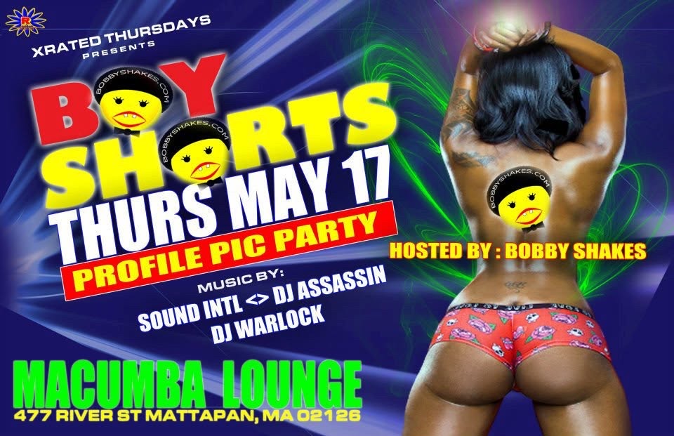 BOY SHORTS PROFILE PIC PARTY flyer — Mattapan, MA