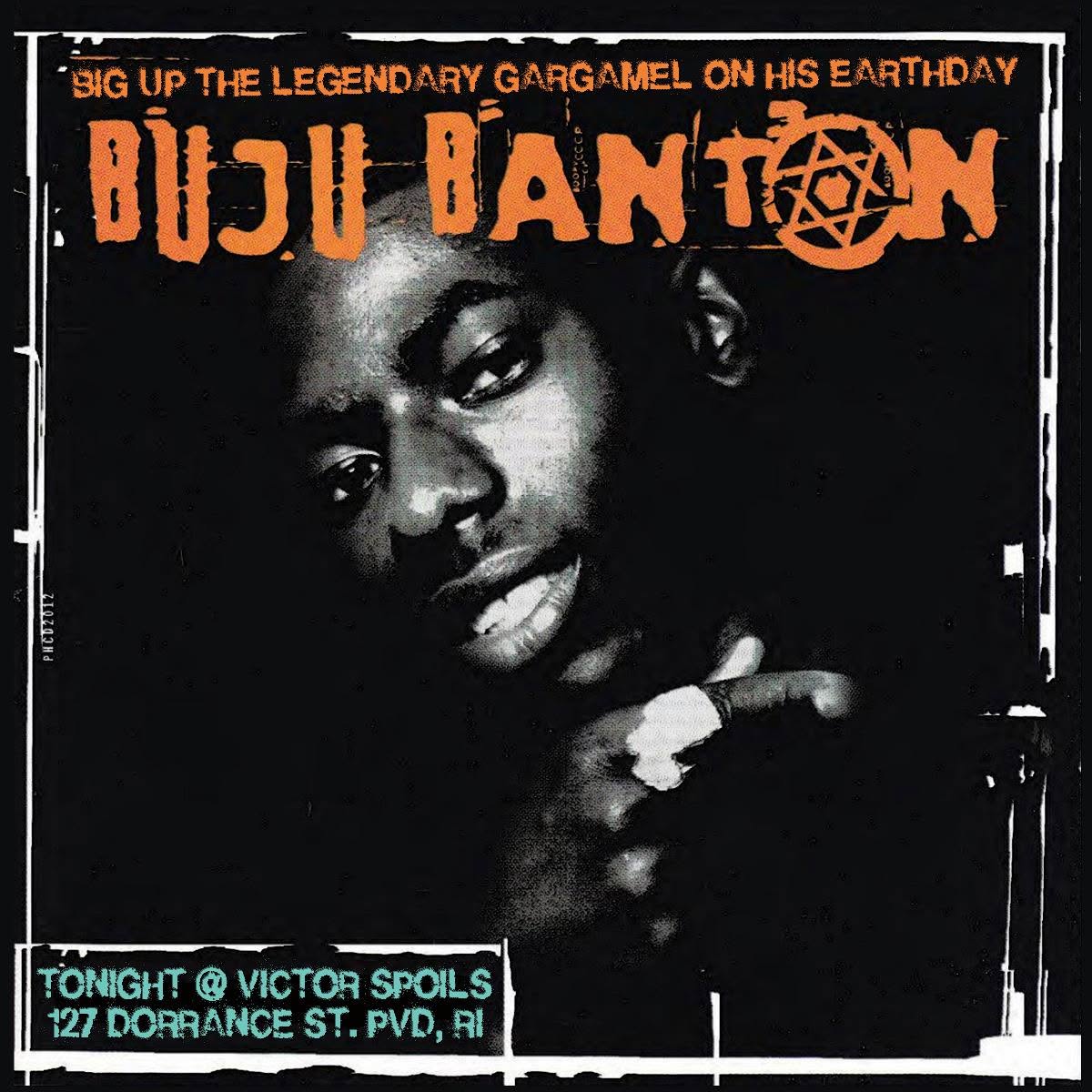 BUJU BANTON EARTHDAY flyer — Providence, RI