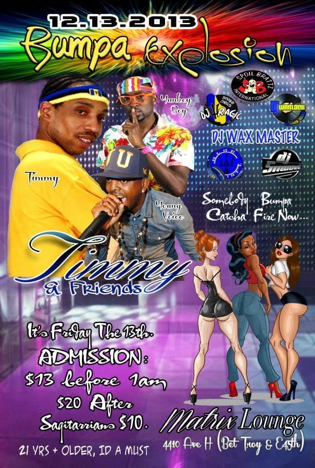 BUMPA EXPLOSION — TIMMY & FRIENDS flyer