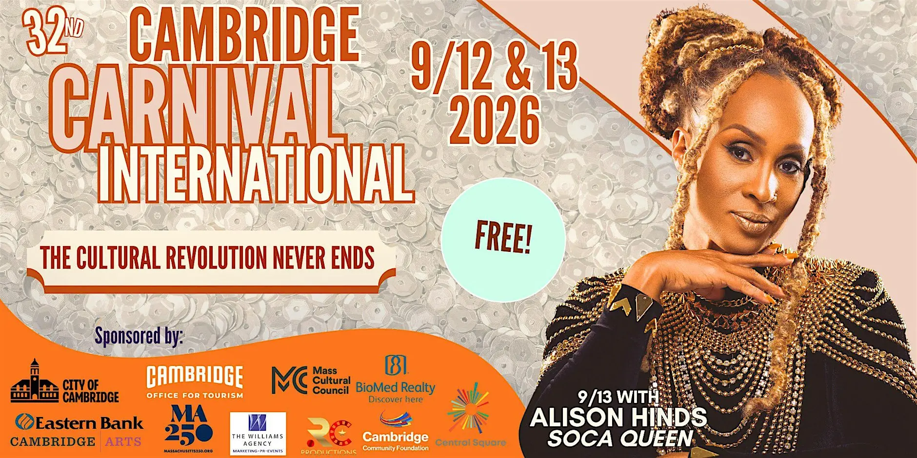 CAMBRIDGE CARNIVAL INTERNATIONAL — 32ND ANNUAL flyer
