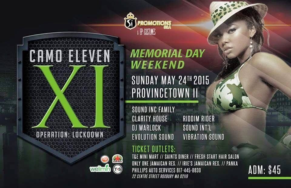 CAMO ELEVEN XI — OPERATION LOCKDOWN flyer