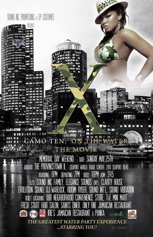 CAMO TEN — ON THE WATER, THE MOVIE flyer