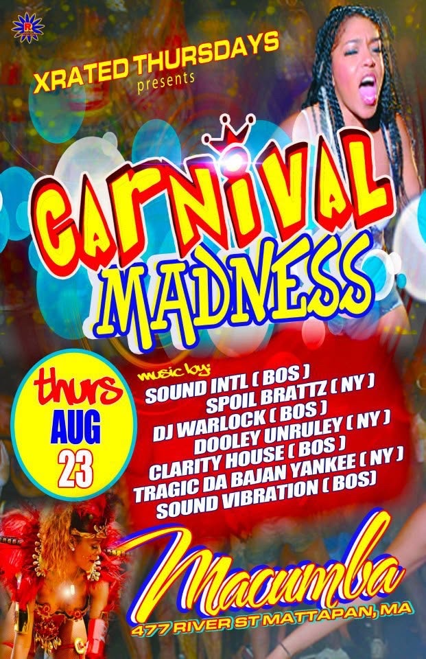 CARNIVAL MADNESS flyer