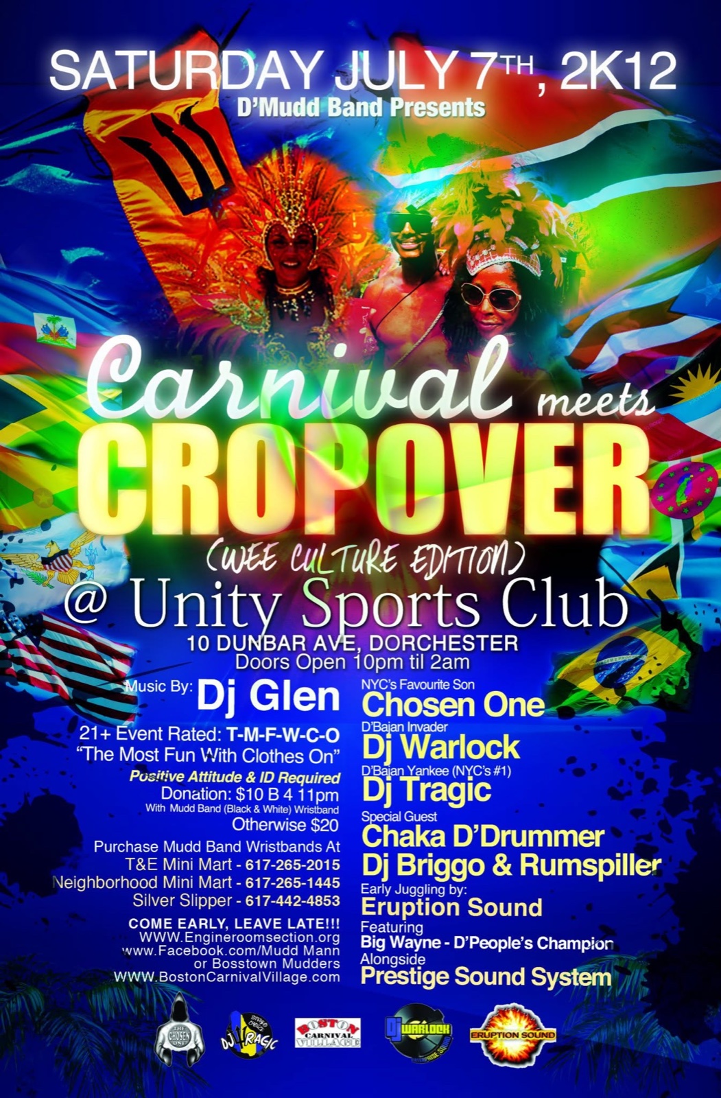 CARNIVAL MEETS CROPOVER — WEE CULTURE EDITION flyer
