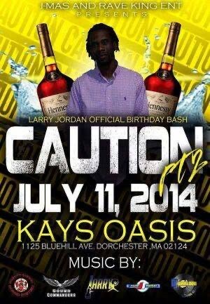 CAUTION PT. 2 — LARRY JORDAN OFFICIAL BIRTHDAY BASH flyer