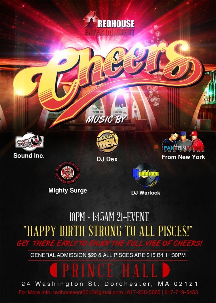 CHEERS — THE ULTIMATE BIRTHDAY FROLIC flyer, back