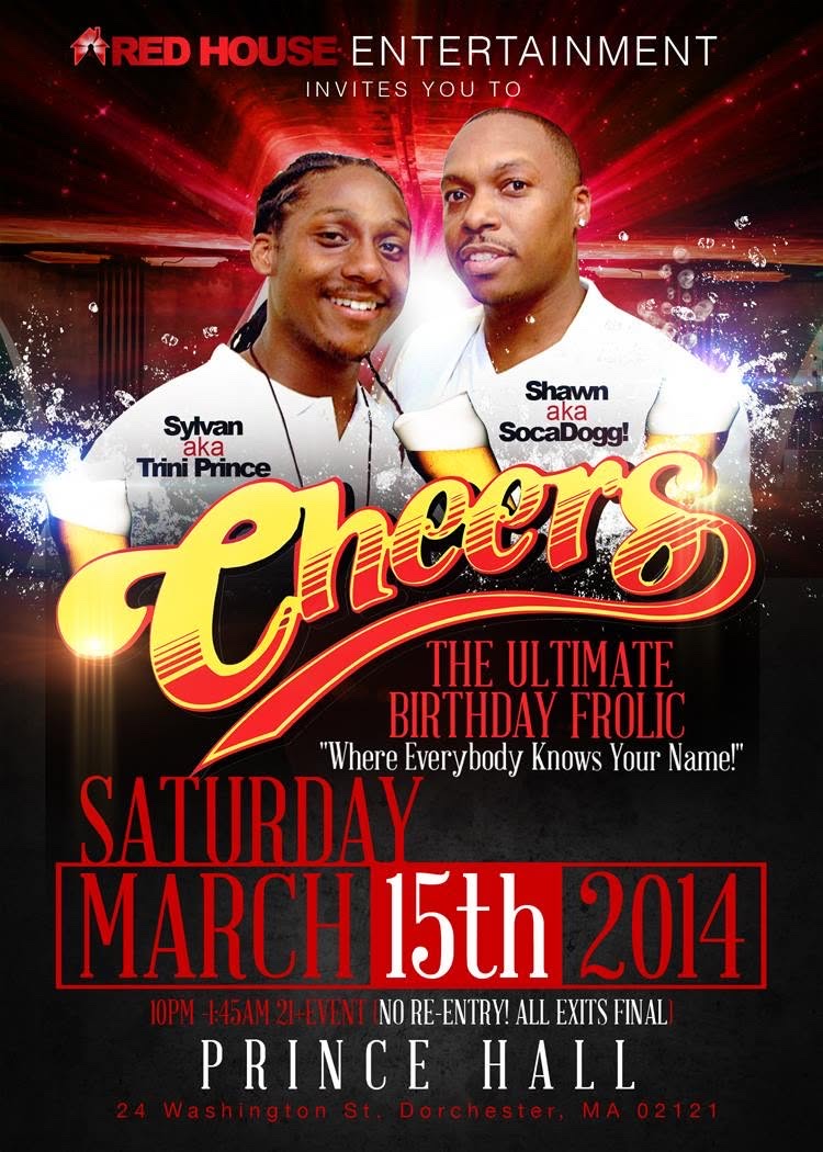 CHEERS — THE ULTIMATE BIRTHDAY FROLIC flyer