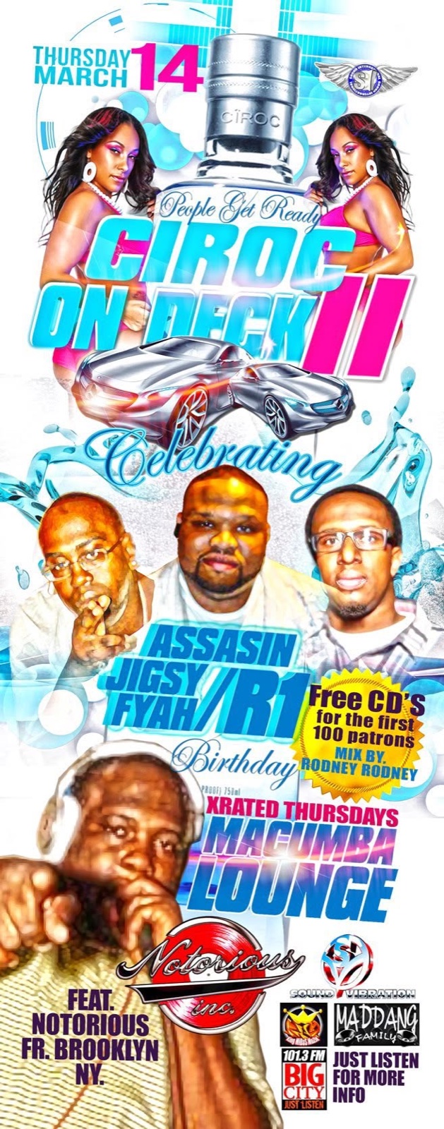 CIROC ON DECK II — PEOPLE GET READY flyer