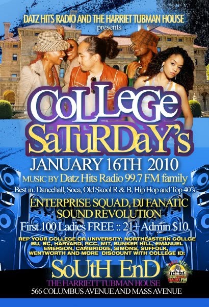 COLLEGE SATURDAY'S flyer