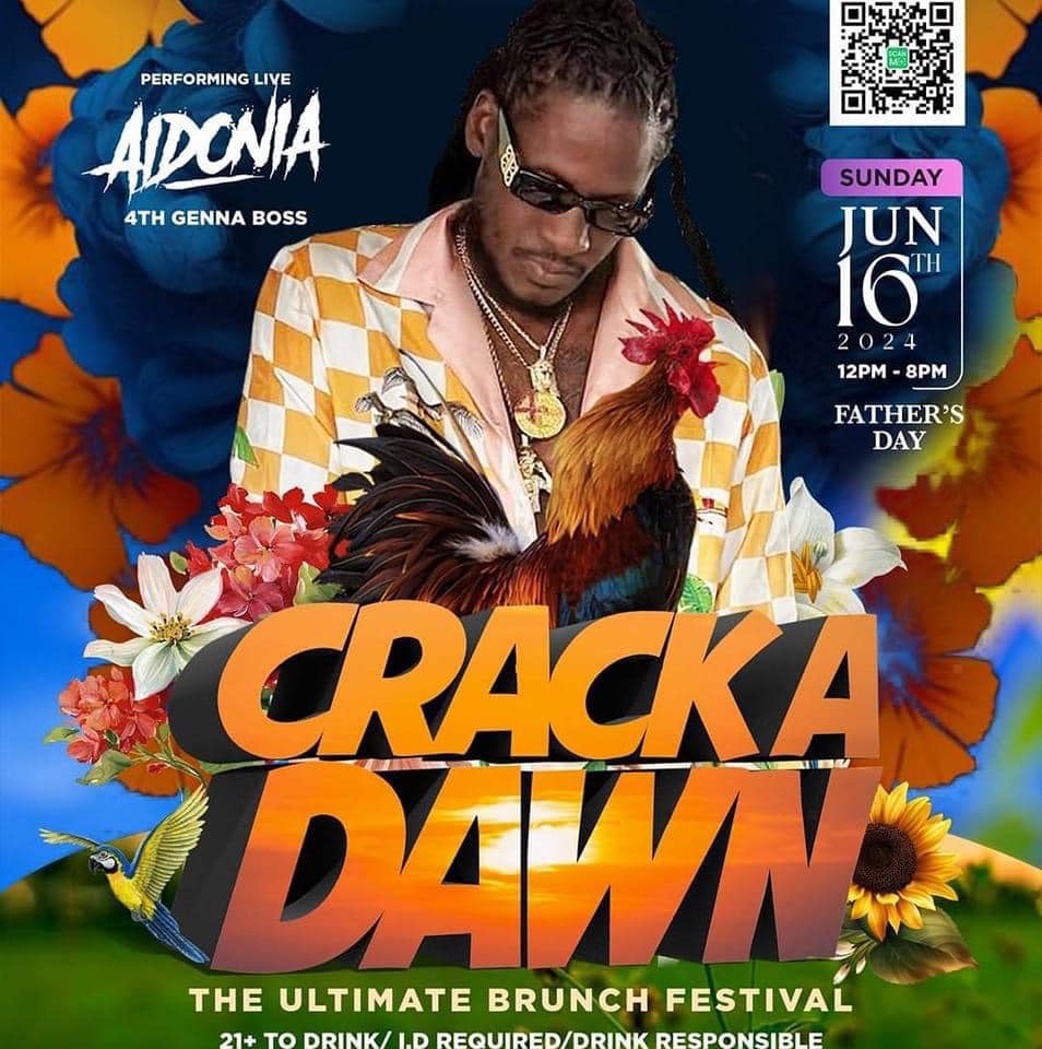 CRACKA DAWN — THE ULTIMATE BRUNCH FESTIVAL, AIDONIA flyer