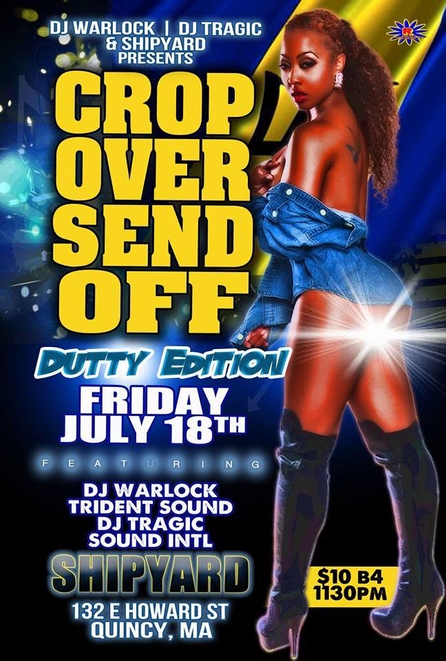 CROP OVER SEND OFF — DUTTY EDITION flyer