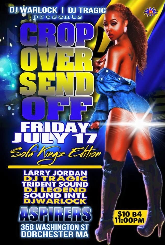 CROP OVER SEND OFF — SOCA KINGZ EDITION flyer
