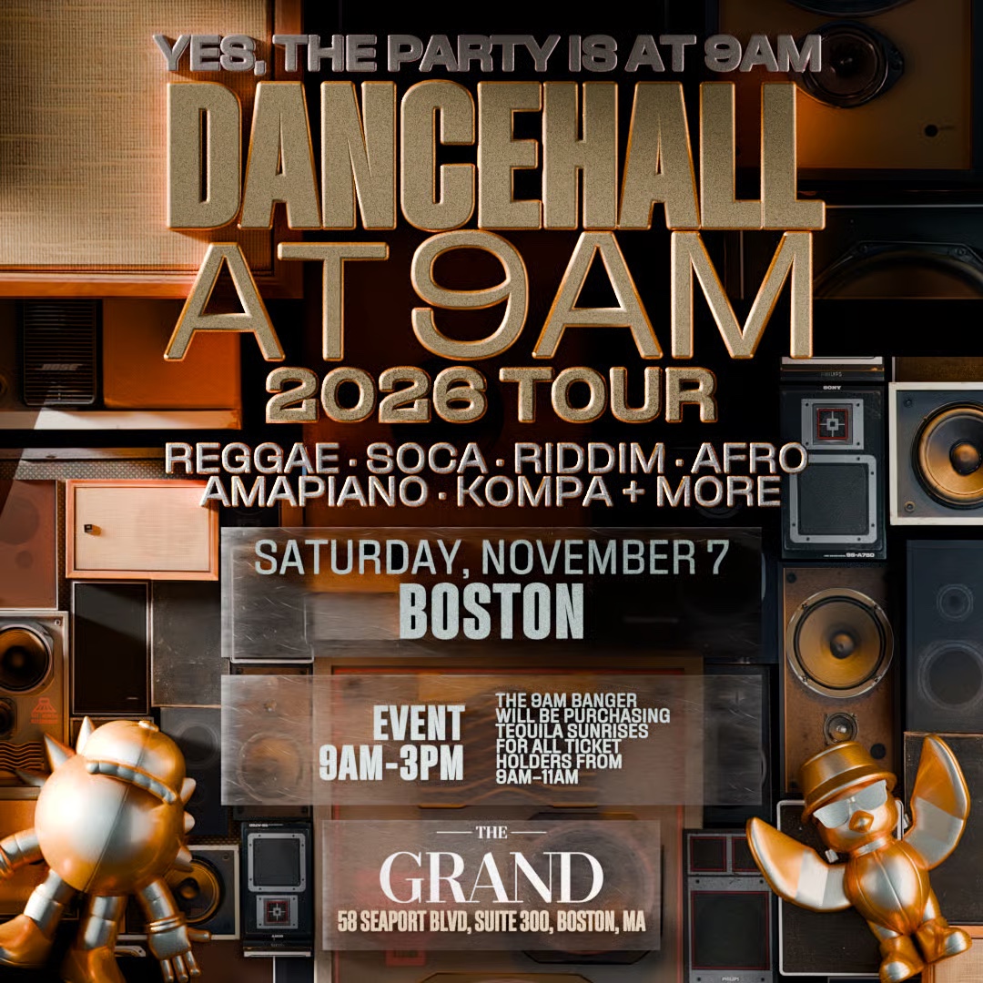 DANCEHALL AT 9AM — 2026 TOUR flyer
