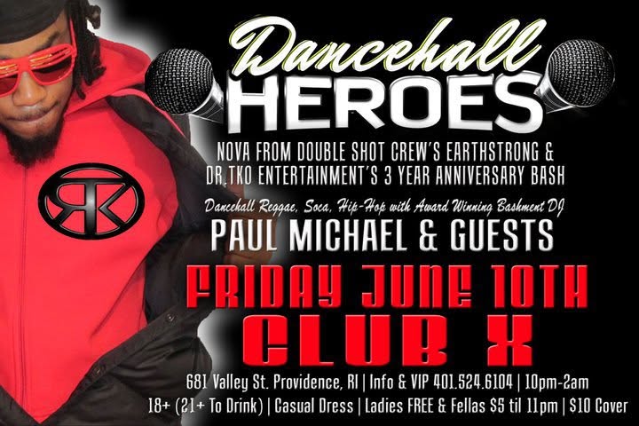 DANCEHALL HEROES flyer