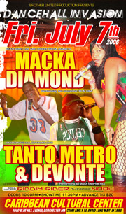 DANCEHALL INVASION flyer