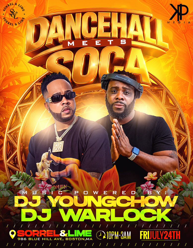 DANCEHALL MEETS SOCA flyer