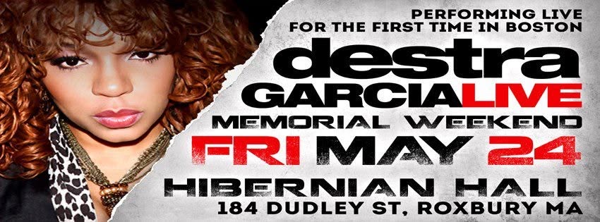 DESTRA GARCIA LIVE — SOCA FOR LIFE flyer, back