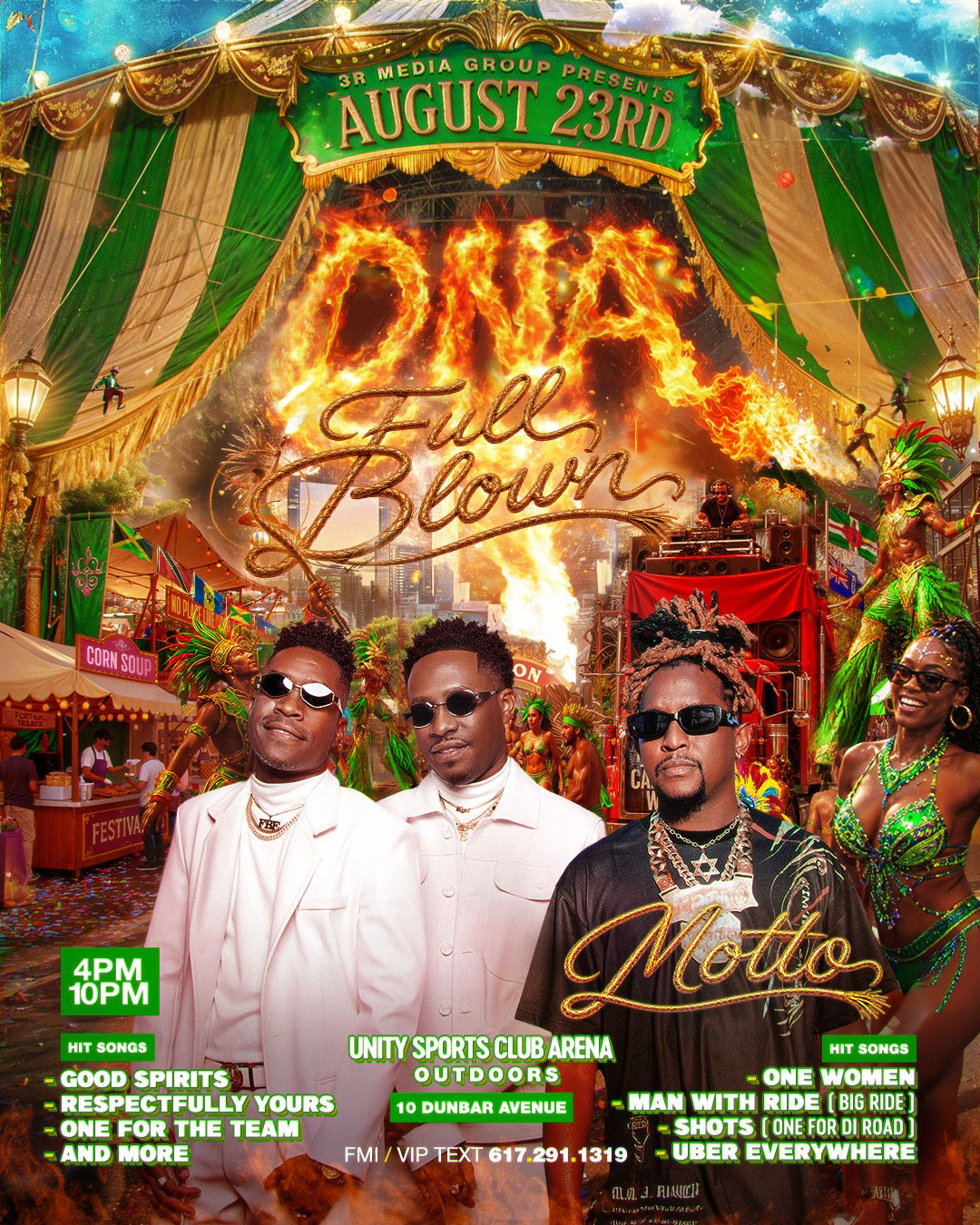 DNA — FULL BLOWN flyer