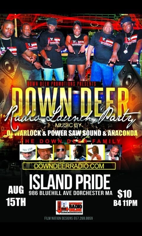 DOWN DEER RADIO LAUNCH PARTY flyer