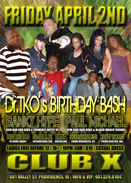 DR.TKO'S BIRTHDAY BASH flyer