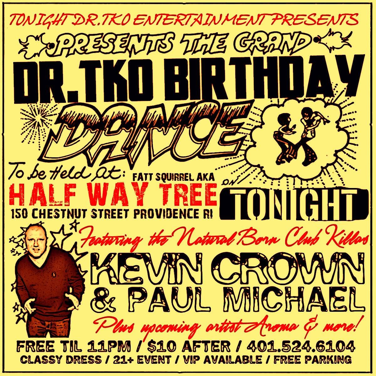DR.TKO BIRTHDAY DANCE flyer