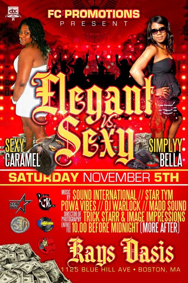 ELEGANT VS SEXY — SEXY CARAMEL VS SIMPLYY BELLA flyer