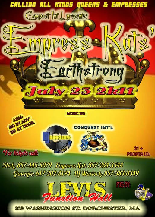 EMPRESS KATS' EARTHSTRONG flyer