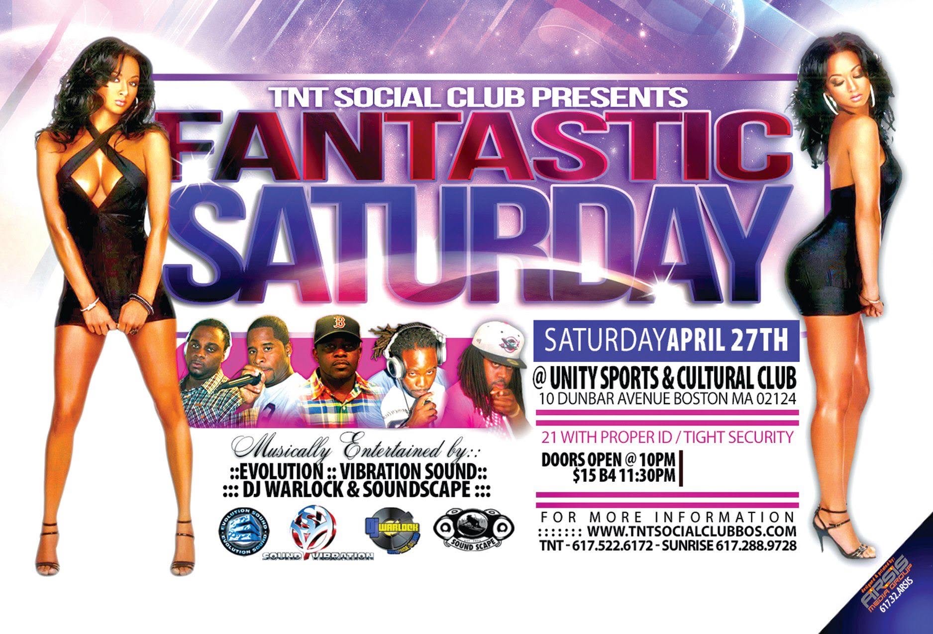 FANTASTIC SATURDAY flyer