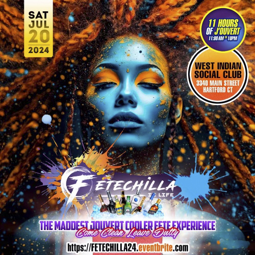 FETECHILLA — THE MADDEST J'OUVERT COOLER FETE EXPERIENCE flyer